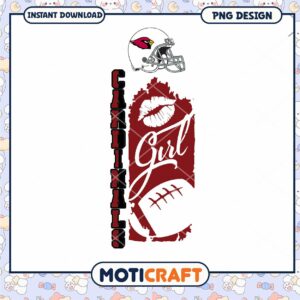 Cardinals Girl PNG Design Cardinals Girl PNG Design