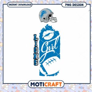 Lions Girl PNG Design Instant Download