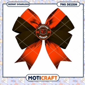 Cleveland Browns Bow PNG Design Cleveland Browns Bow PNG Design