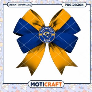 Los Angeles Rams Bow PNG Design Los Angeles Rams Bow PNG Design