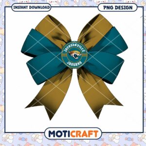 Jacksonville Jaguars Bow PNG Design
