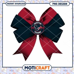 Houston Texans Bow PNG Design