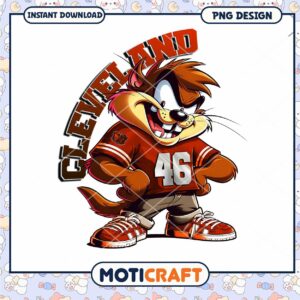 Cleveland Browns Taz PNG Mascot