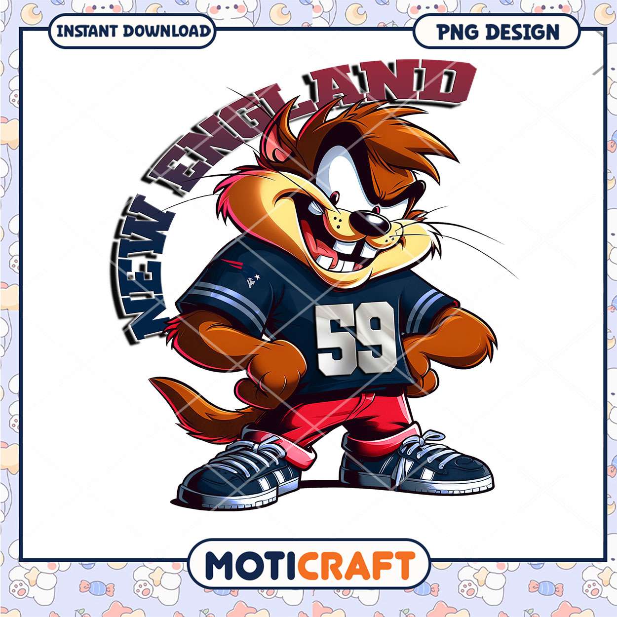 Taz New England Patriots PNG Taz New England Patriots PNG