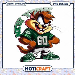 NY Jets Taz PNG Sublimation Design NY Jets Taz PNG Sublimation Design