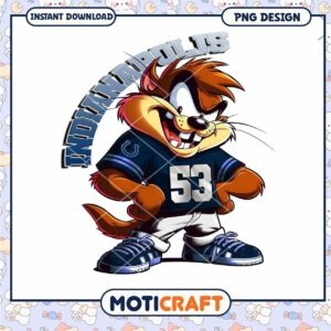 Indianapolis Colts Taz PNG Design