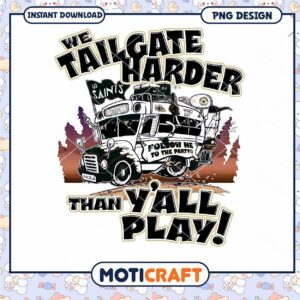 Saints Tailgate Party PNG Design