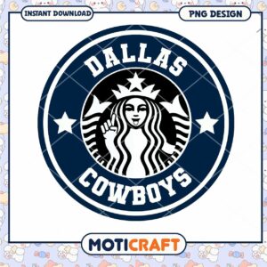 Dallas Cowboys Starbucks PNG Design Dallas Cowboys Starbucks PNG Design