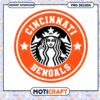 Cincinnati Bengals Starbucks PNG Design 1 Cincinnati Bengals Starbucks PNG Design