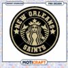 New Orleans Saints Starbucks PNG