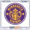 Minnesota Vikings Starbucks PNG Design 1 Minnesota Vikings Starbucks PNG Design