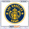 Los Angeles Rams PNG Starbucks Design 1 Los Angeles Rams PNG Starbucks Design