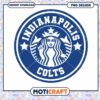 Indianapolis Colts Starbucks PNG Design 2 Indianapolis Colts Starbucks PNG Design