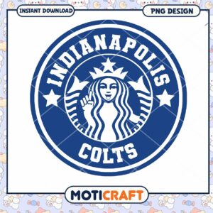 Indianapolis Colts Starbucks PNG Design Indianapolis Colts Starbucks PNG Design