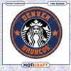 Denver Broncos Starbucks PNG Design 2 Denver Broncos Starbucks PNG Design