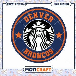 Denver Broncos Starbucks PNG Design Denver Broncos Starbucks PNG Design