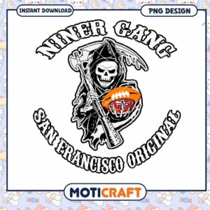 Grim Reaper 49ers PNG Design Grim Reaper 49ers PNG Design