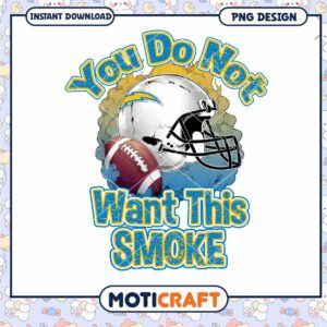 Chargers Football PNG Sublimation Design