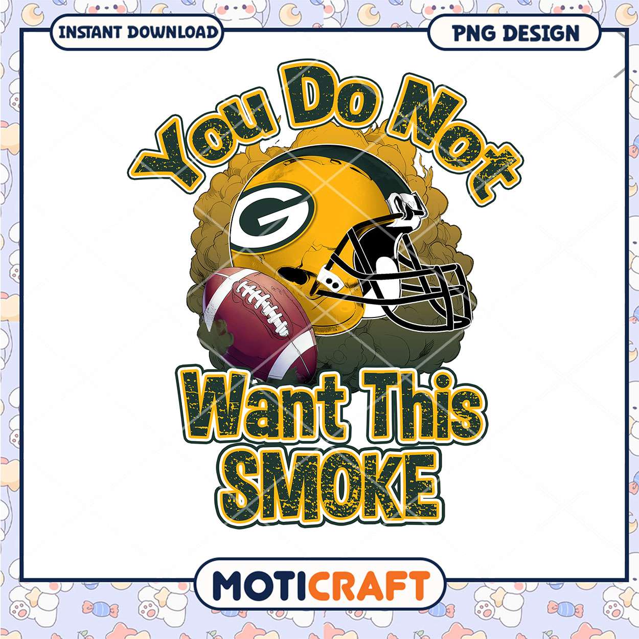 Green Bay Packers Smoke PNG Design Green Bay Packers Smoke PNG Design