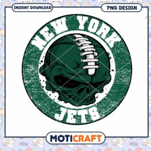 NY Jets Skull PNG Design NY Jets Skull PNG Design