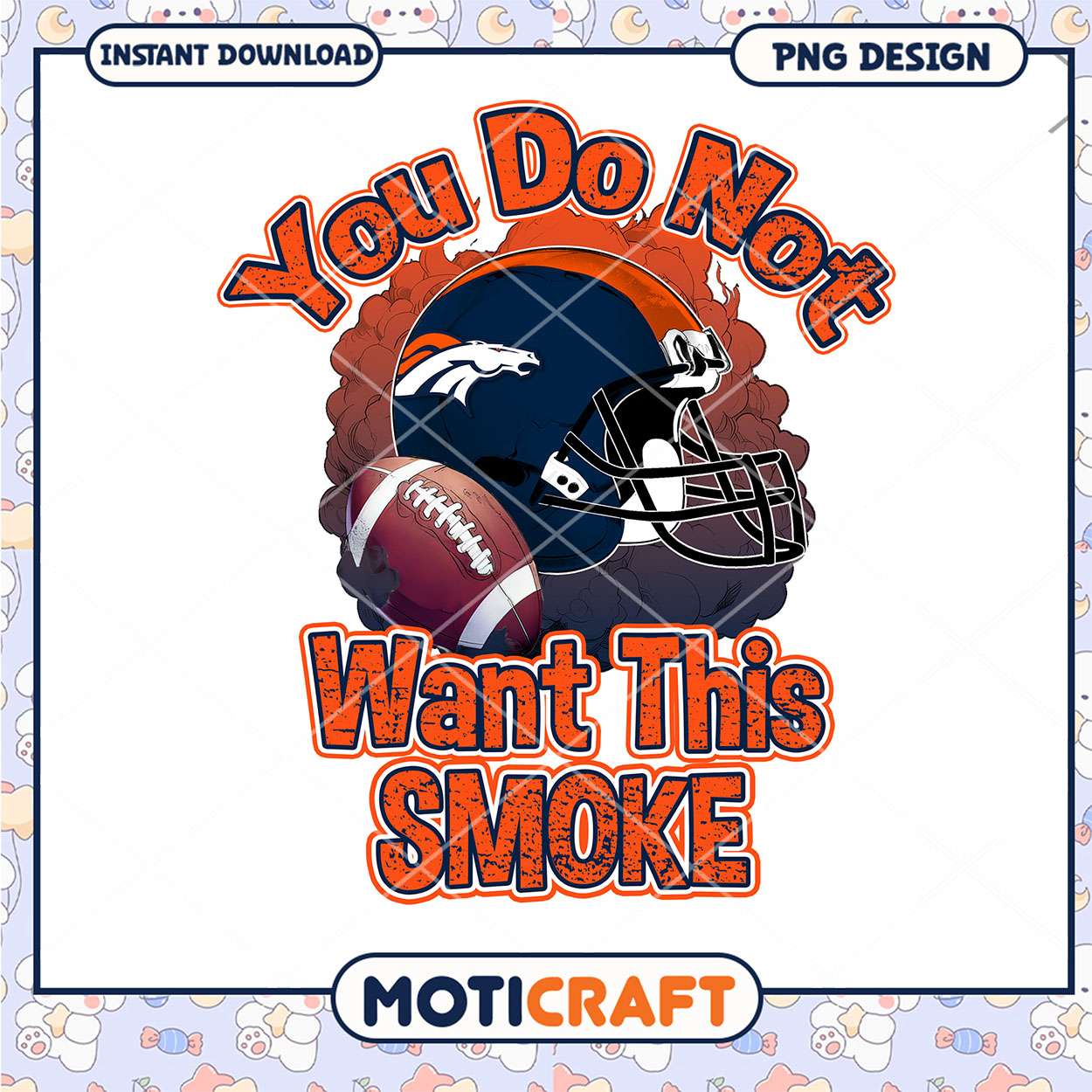 Denver Broncos Smoke PNG Design Denver Broncos Smoke PNG Design