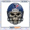 Texans Skull Helmet PNG Design 1 Texans Skull Helmet PNG Design