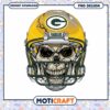 Green Bay Packers Skull Helmet PNG