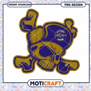 Baltimore Ravens Skull PNG Design Baltimore Ravens Skull PNG Design