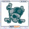 Philadelphia Eagles Skull PNG Design