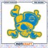 Los Angeles Chargers Skull PNG