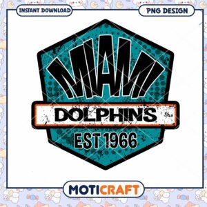 Miami Dolphins PNG Logo Design 1966 Miami Dolphins PNG Logo Design 1966