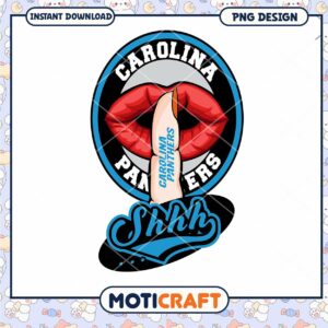 Carolina Panthers Shhh PNG Design