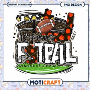 Browns Football PNG Sublimation