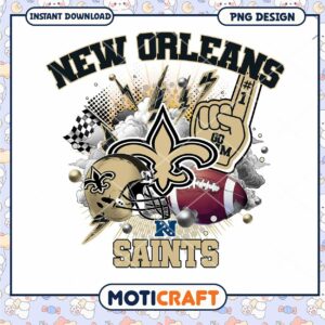 New Orleans Saints PNG Sublimation Design New Orleans Saints PNG Sublimation Design