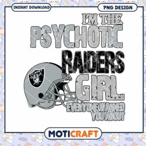 Psychotic Raiders Girl PNG Design