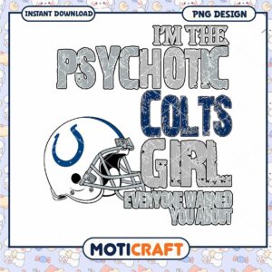 Colts Girl PNG Design Instant Download Colts Girl PNG Design Instant Download