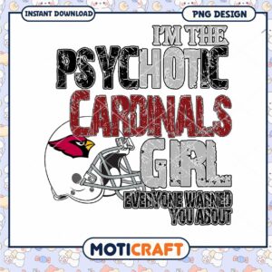 Cardinals Girl PNG Psychotic Design Cardinals Girl PNG Psychotic Design