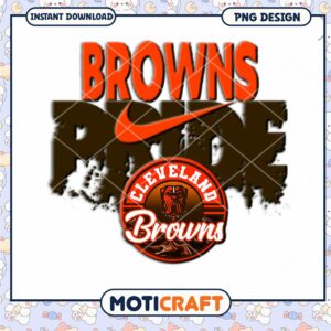 Cleveland Browns Pride PNG Design
