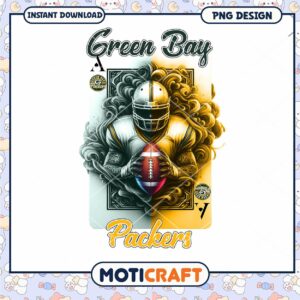 Green Bay Packers PNG Sublimation Design