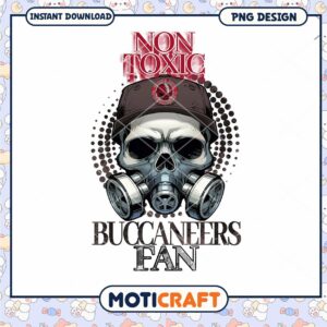 Buccaneers Fan Skull PNG Design Buccaneers Fan Skull PNG Design