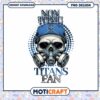 Titans Fan Skull PNG Design 2 Titans Fan Skull PNG Design