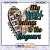 Jacksonville Jaguars Heart PNG Design