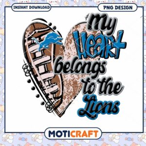 My Heart Belongs to the Lions PNG