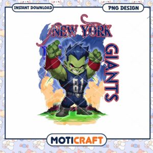 NY Giants Hulk PNG Sublimation Design NY Giants Hulk PNG Sublimation Design