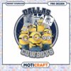 Minions Dallas Cowboys PNG Design 1 Minions Dallas Cowboys PNG Design