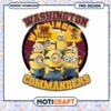 Minions Washington Commanders PNG 1 Minions Washington Commanders PNG