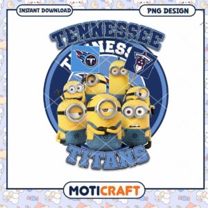Minions Tennessee Titans PNG Design