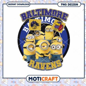 Minions Baltimore Ravens PNG