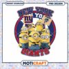 Minions NY Giants PNG Sublimation