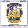 Minions Minnesota Vikings PNG Design